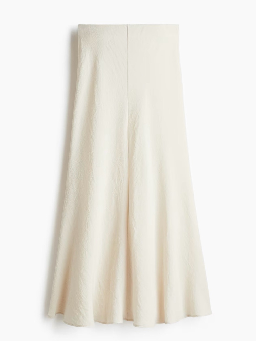 H&M Cream A-Line Maxi Skirt